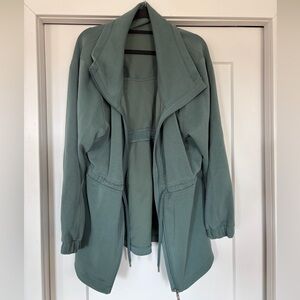 lululemon athletica Softstream Cinch-Waist Jacket Tidewater Teal - Size 12